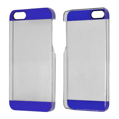 Transparent Plastic Case for iPhone 5/5S Weiss