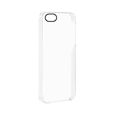 Transparent Plastic Case for iPhone 5/5S Schwarz