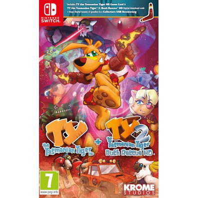 TY The Tasmanian Tiger HD + TY The Tasmanian Tiger 2 Switch