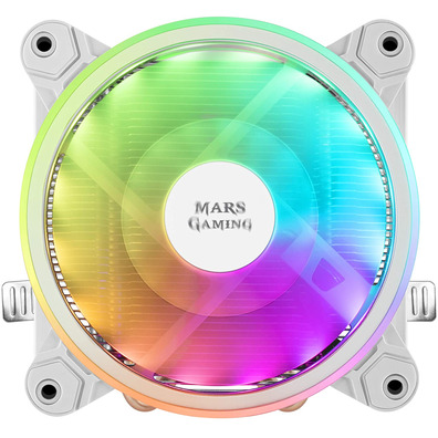 Ventilador con Disipador Mars Gaming MCPU220 12cm Blanco Intel/AMD