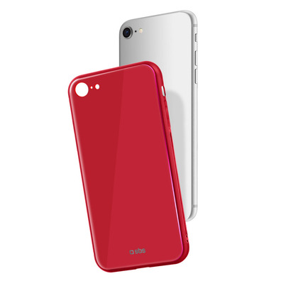 Cover Vitro für iPhone 8 / 7 Rot