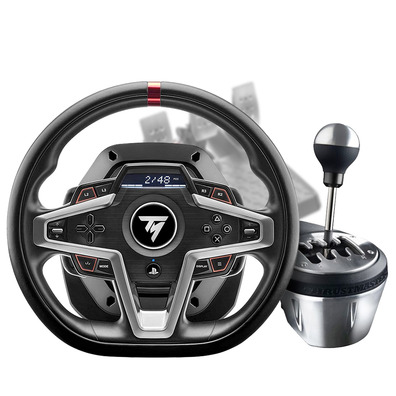 Volante Thrustmaster T248 + Palanca Thrustmaster TH8A PS5/PS4/PC