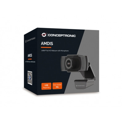 Webcam conceptronic AMDIS01B 1080P