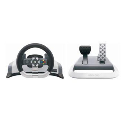 Official Wireless Force Feedback Wheel Xbox 360