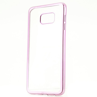 TPU Metall Samsung Galaxy S6 Edge Rosa X-One