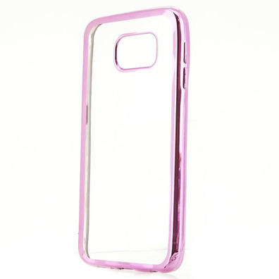 TPU Metall Samsung Galaxy S6 Rosa X-One