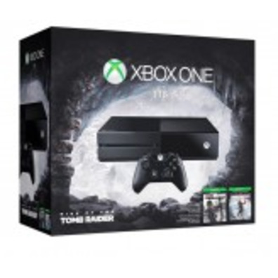 Xbox One 1 TB + Rise of The Tomb Raider + Tomb Raider: Definitive Edition