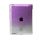 Durable Plastic Drop Design iPad 2 Open-face Case (Purple)