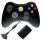 Wireless Controller Xbox 360 + Play & Charge Kit Black