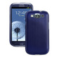 Blue Metal Casing Samsung Galaxy S3 i9300 Puro