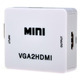 Mini adapter VGA-HDMI with 3.5mm audio