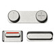 Ersatz Button Set iPhone 5S Silber