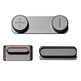 Ersatz Button Set iPhone 5S Silber