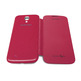 Flip Cover Case for Samsung Galaxy S4 Rot