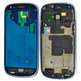 Front Frame for Samsung Galaxy S3 Mini Schwarz / Grün