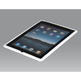 Simple Design Rubber Open-face Case - iPad 4 (White)