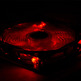 Nox Ventilator CoolFan Box 12cm Rot Led