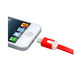 Transfer und Ladekabel für iPhone 5 Rot