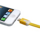 Transfer und Ladekabel für iPhone 5 Gelb