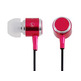 Professional Stereo Earbud Earphones (Red)