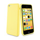 Soft and Skin minigel Muvit iPhone 5C Gelb