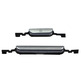 Power and Volume Buttons Set for Samsung Galaxy S3 Mini Silber