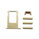 SIM Card Tray and Side Buttons Set for iPhone 6 Plus Silber