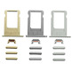 SIM Card Tray and Side Buttons Set for iPhone 6 Plus Gold