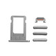 SIM Card Tray and Side Buttons Set for iPhone 6 Plus Silber