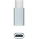 Adaptador USB-C a Micro USB Nanocable Gris