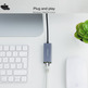 Adaptador USB-C ein RJ45 Nanokable 10.03.0406 1000 Mbps