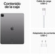 Apple iPad Pro 12.9 '' 2022 Wifi/Cell 256GB Gris Espacial MP203TY/A