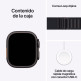 Apple Watch Ultra 3 GPS Cellular 49mm Titanio Correa Alpine Loop Schwarz (L)