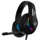 Auricular Gaming RGB Phoenix X-IO Schwarz mit Buchsenkabel und Adapter