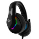Auricular Gaming RGB Phoenix X-IO Schwarz mit Buchsenkabel und Adapter