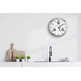 Bresser Reloj de Pared MyTime IO 30cm Blanco