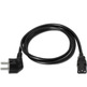 Kabel Alimentación Aisens A132-0167 Schuko Macho a C13 Hembra 1.5m Negro