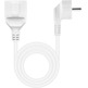 Kabel Alimentación Alargador Nanocable 2m Blanco