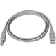 Kabel Impresora USB (A) M 2.0 a USB (B) M Aisens 1M Gris