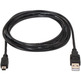 Kabel USB (A) M 2.0 a Mini USB (B) M Aisens 0.5M Negro