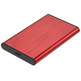 Caja Externa 2.5 '' USB 3.1 SATA Aisens Aluminio Negro ASE-2525RED