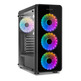 Gehäuse mid tower-ATX NOX Hummer TGM Rainbow RGB