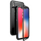 Magnetischer Kasten mit ausgeglichenem Glas iPhone 7/8 Plus Schwarz
