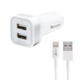 Car Charger USB 2.1A +  Lightning Cable (X-One)