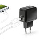 Wall charger 3100 mAh with 2 USB Port SBS