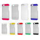 Transparent Plastic Case for iPhone 5/5S Rot