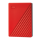 Disco Duro Externo Western Digital My Passport 4TB 2.5 '' Rojo