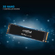 Disco Duro SSD Crucial 500GB P5 Plus 2,5 '' PCIE M2 2280SS