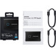 Festplatte SSD Samsung T7 Touch 1 TB Schwarz