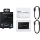 Festplatte SSD Samsung T7 Touch 500 GB Schwarz